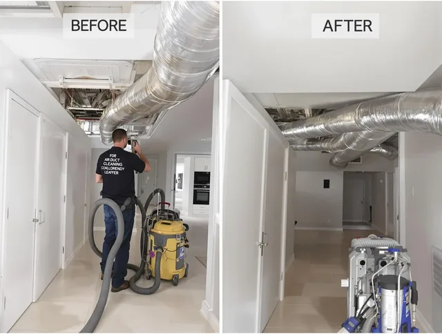 Lynnfield Air Duct Cleaning professional performing thorough air duct cleaning in Lynnfield