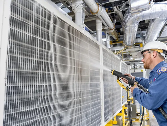 Professional commercial coil cleaning by Lynnfield Air Duct Cleaning in Lynnfield